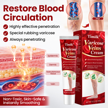 Timilk® Varicose & Spider Vein Relief Cream