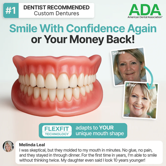 TrueEase™ Custom-Fit Full Functional Dentures